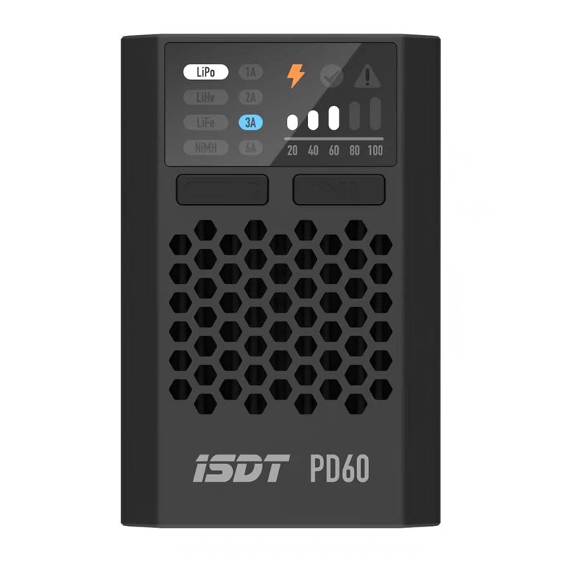 Drone Racing Charger - Pengisi Daya Baterai Lithium ISDT PD60