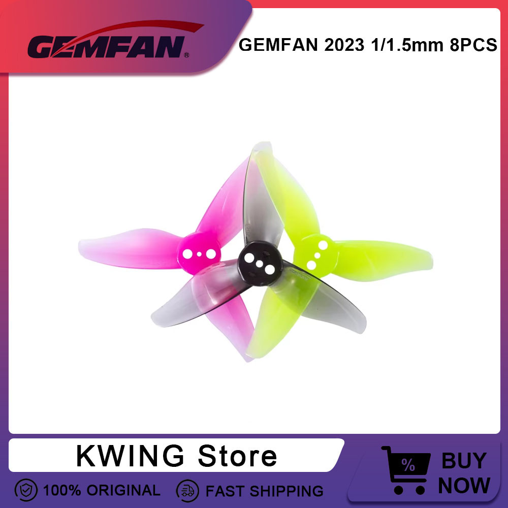 Drone Racing Gate - 8PCS Gemfan Hurricane 2023 2X2.3X3 Baling-Baling