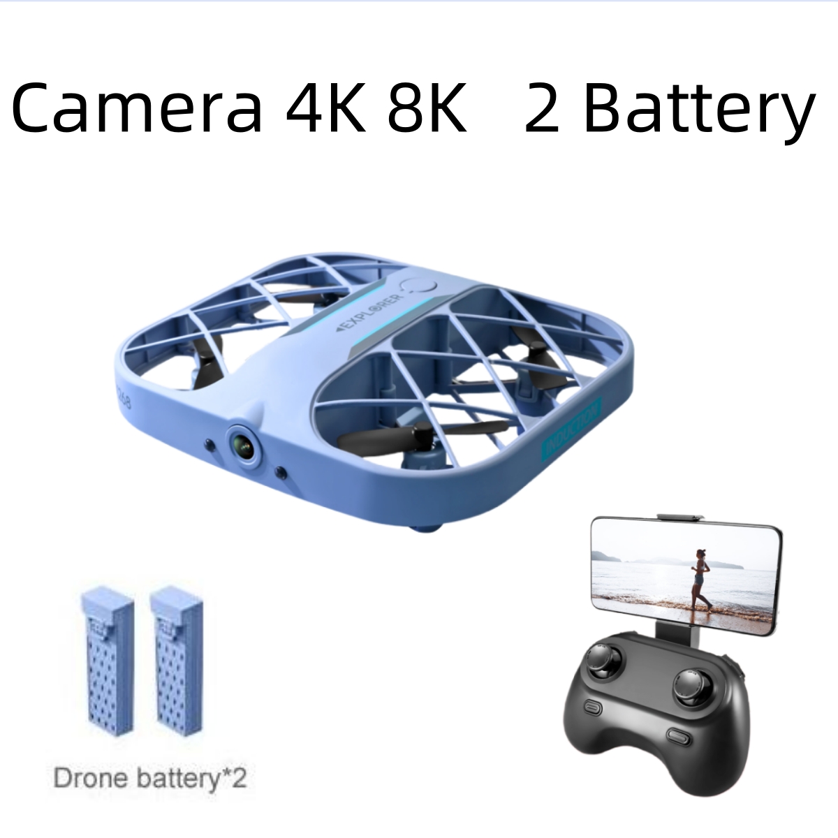 Drone Racing Camera - JJRC H107 FPV RC Drone dengan