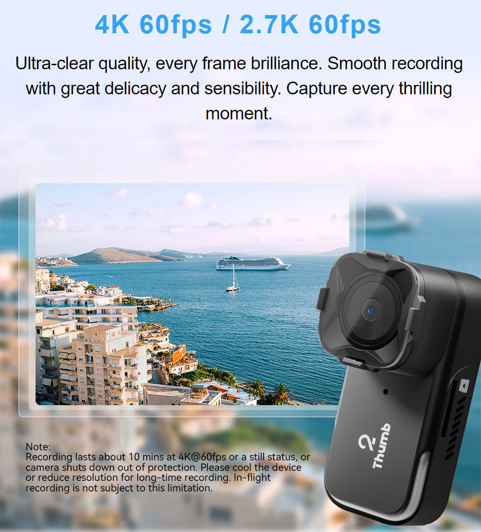 Versi Baru RunCam Thumb 2 4K 2 - Drone Racing Camera ulasan dan harga