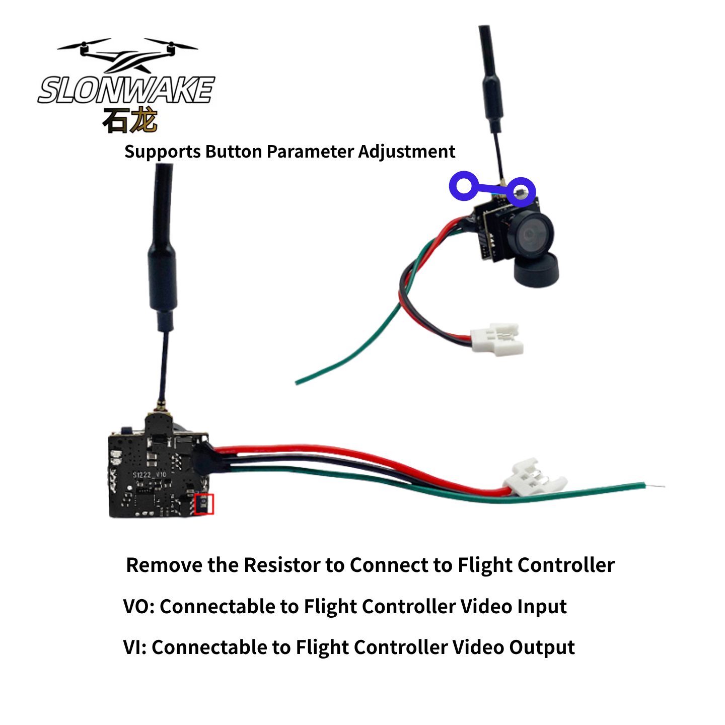 SLONWAKE Kamera Transmisi Vide - Drone Racing Transmitter ulasan dan harga
