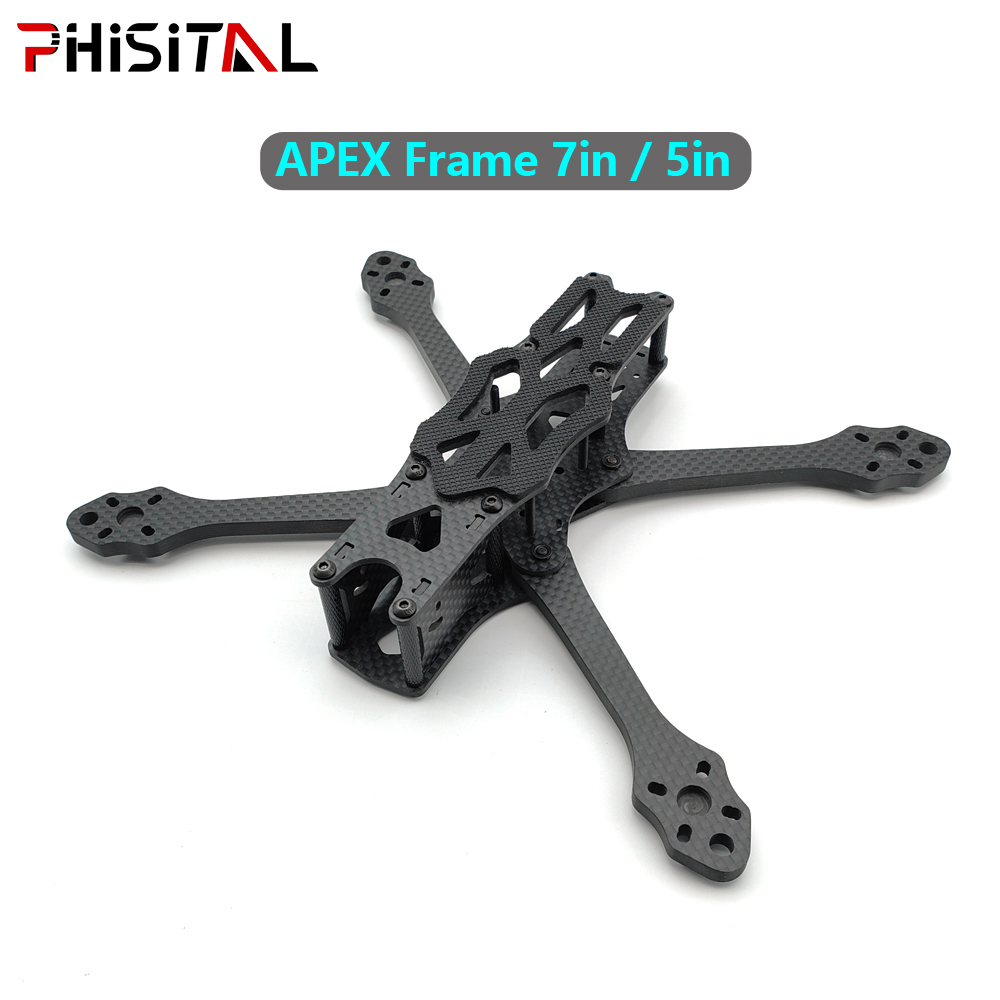APEX frame 7 inci/6 inci/5 inc - Drone Racing Frame ulasan dan harga
