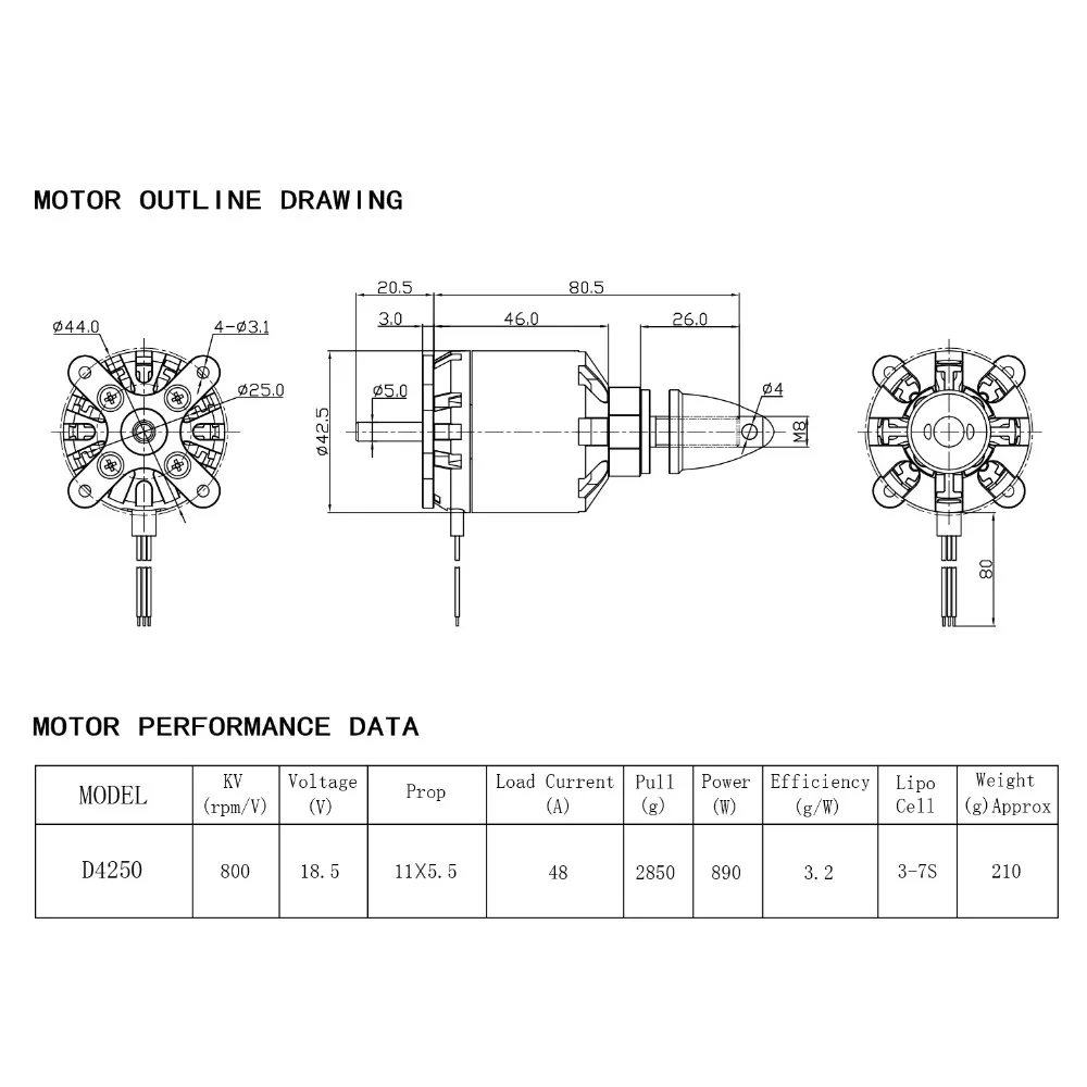 NEEBRC 4250 Motor Brushless Ou - Drone Racing Frame ulasan dan harga