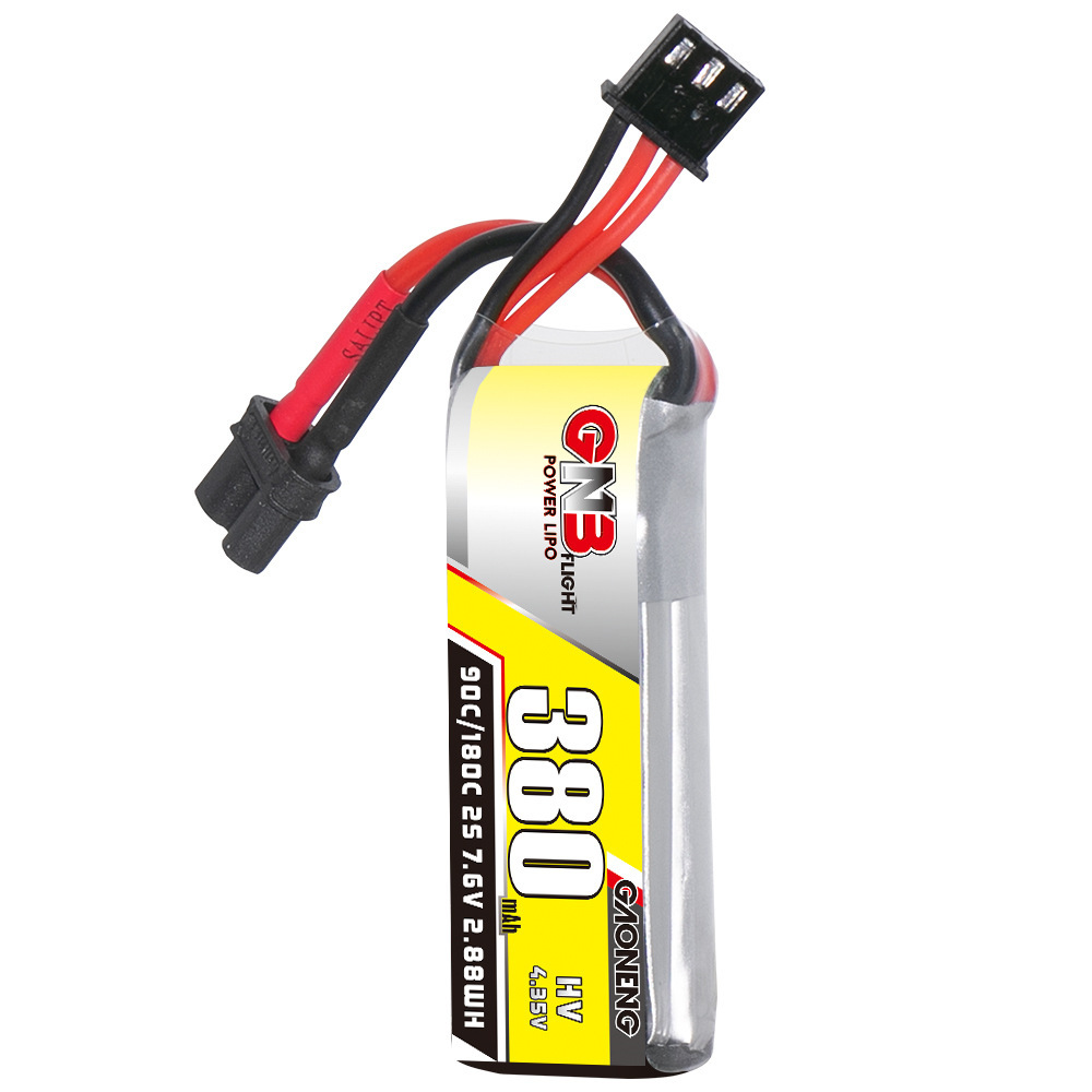 Baterai Lipo GNB 2S 7.6V 380mA - Drone Racing Battery ulasan dan harga