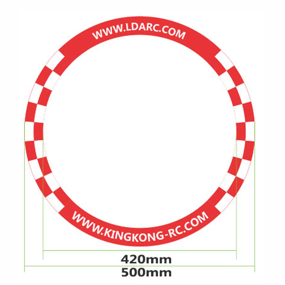 5 buah LDARC 500mm pintu gerba - Drone Racing Gate ulasan dan harga