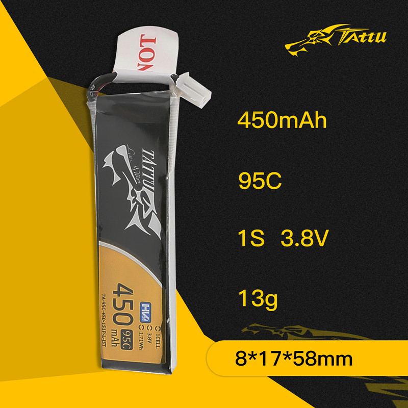 3 buah TATTU baru 450/500/550m - Drone Racing Battery ulasan dan harga
