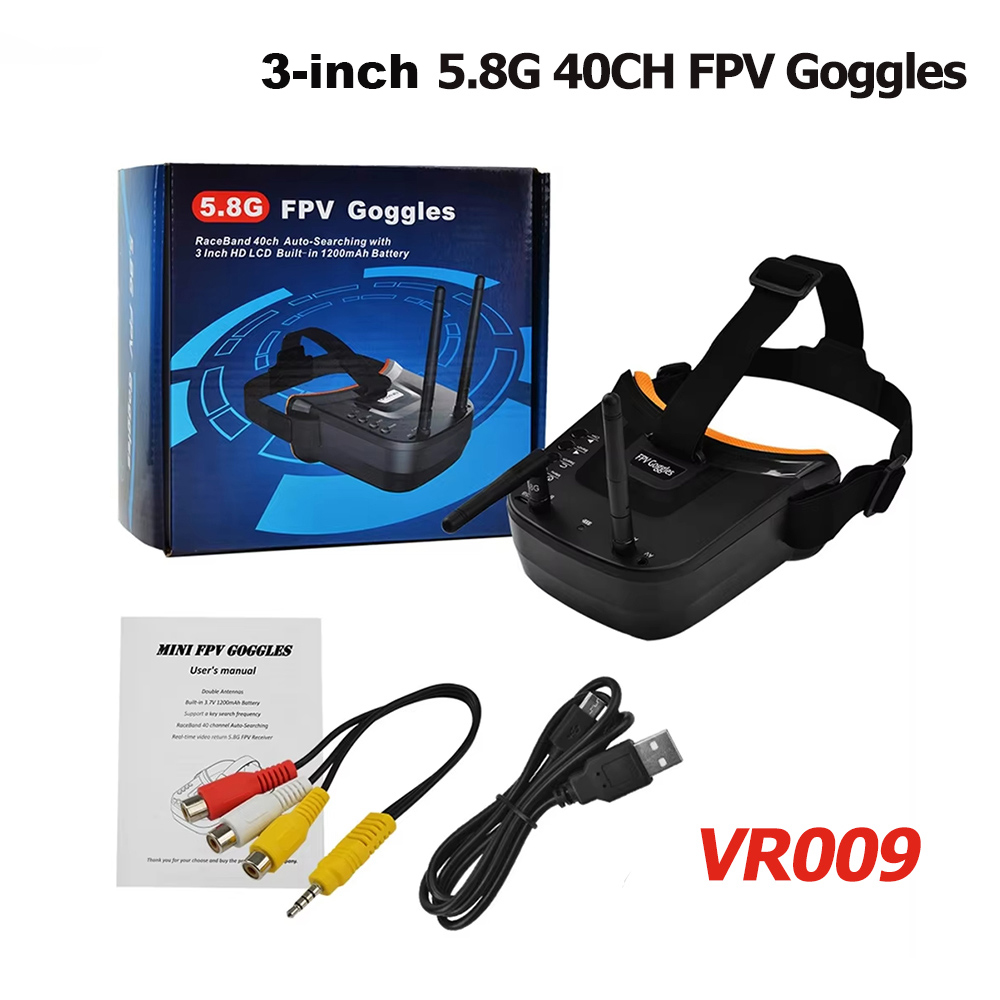 VR009 Kacamata Video FPV Layar - Drone Racing Goggles ulasan dan harga